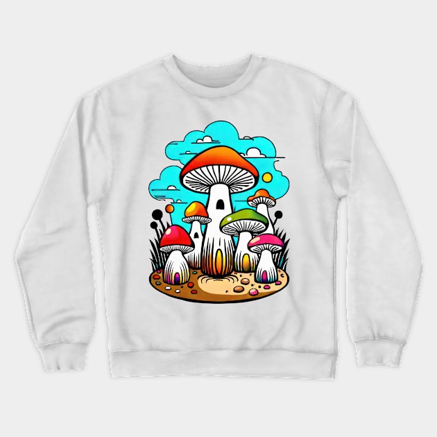 The Happy Life Crewneck Sweatshirt by Tankuss 